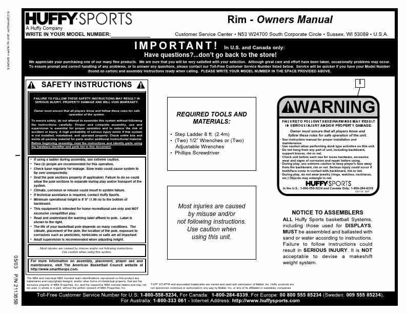 Huffy Fitness Equipment SA2841-page_pdf